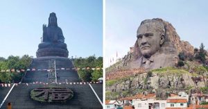 16 гигантских скульптур, которые  остались неизвестными